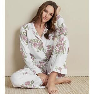 The Company Store XL Floral Print Women's Pajama Set NWT